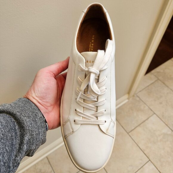 New Republic Men's Leather Sneakers, Classic White, Sz 12 - Picture 14 of 16